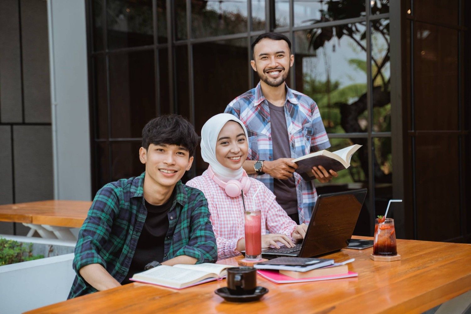 Students Studying Together